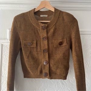 Veronique Leroy Cropped Cardigan